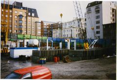 Coombs site during early stages of shaft digging.